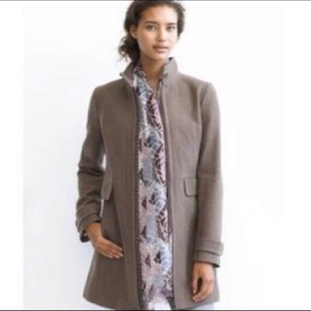 SOLD: Banana Republic Wool Italian Fabric Coat - Picture 2 of 9